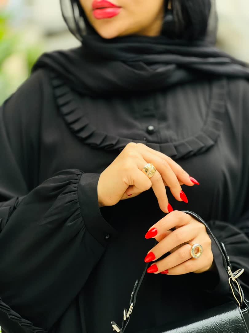 مانتو عبایی ژورژت 2736